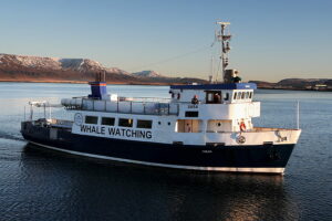 image of the boat Sailor, used for whale watching from Reykjavik in Iceland